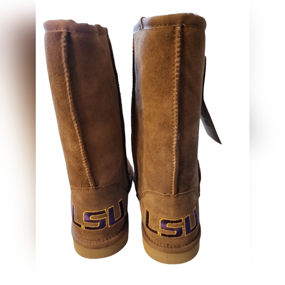 LSU GEAUX Tigers Roadies Women's size 9 Leather, Wool boots NEW - Picture 5 of 16